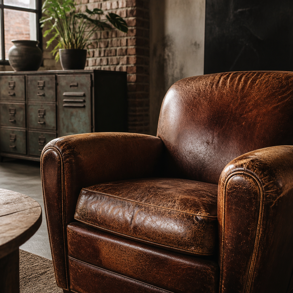 Leather Patina Chair