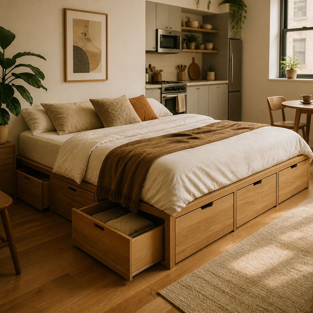 Storage Bed Platform